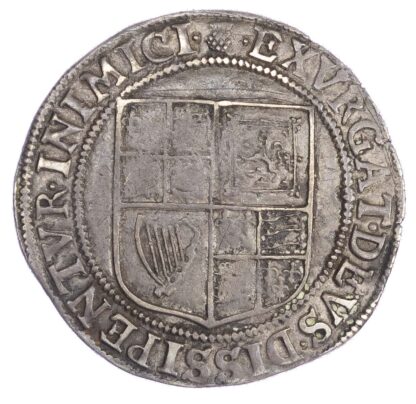 James I(1603-25), Shilling, 1st coinage, bust 1, mm thistle