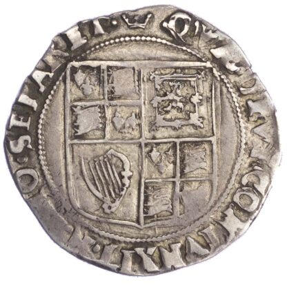 James I (1603-25), Shilling, 2nd coinage bust 5, single arched crown, mm coronet