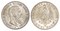 Germany, Prussia, Friedrich III (1888), silver 2 Marks, 1888 A - Mint State