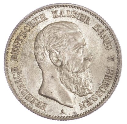 Germany, Prussia, Friedrich III (1888), silver 2 Marks, 1888 A - Mint State