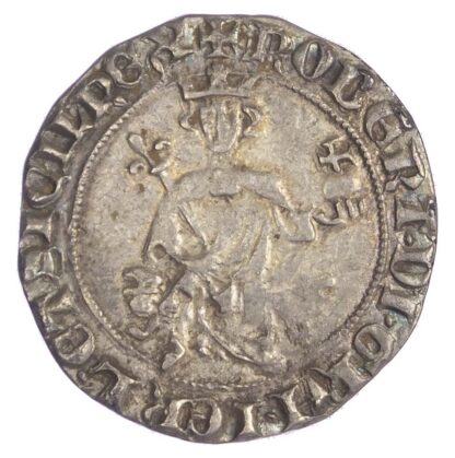 France, Provence, Robert d’Anjou (the Wise) (1309-43), silver Carlin