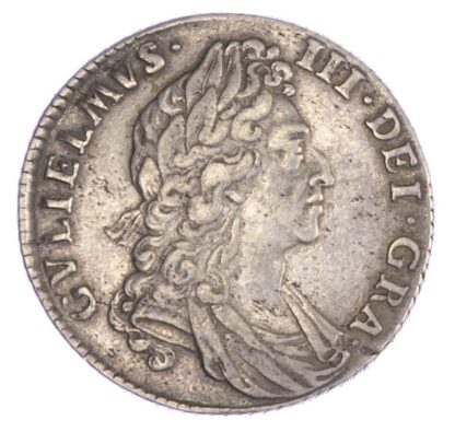 William III (1694-1702), Shilling, 1697, third laureate bust