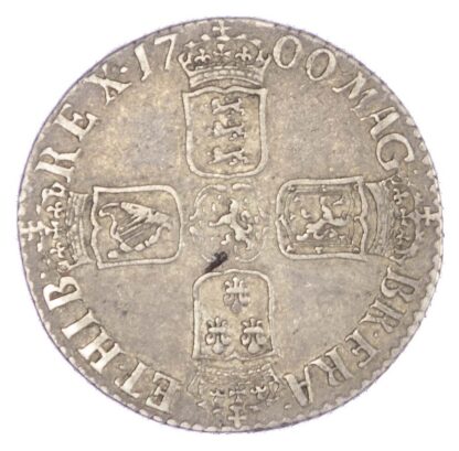 William III (1694-1702), Shilling, 5th Bust