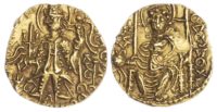 India, Kushan Empire, Vasu Deva II and Successors (late 3rd - early 4th century), gold Stater