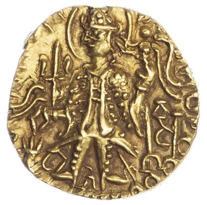 India, Kushan Empire, Vasu Deva II and Successors (late 3rd - early 4th century), gold Stater