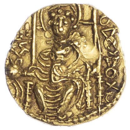 India, Kushan Empire, Vasu Deva II and Successors (late 3rd - early 4th century), gold Stater