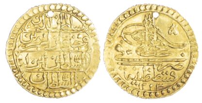 Ottoman Empire, Mahmud II (1808-1839), gold Zeri Mahbub - Qustantiniya
