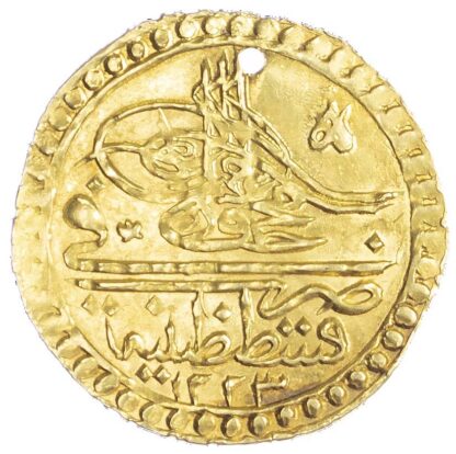Ottoman Empire, Mahmud II (1808-1839), gold Zeri Mahbub - Qustantiniya