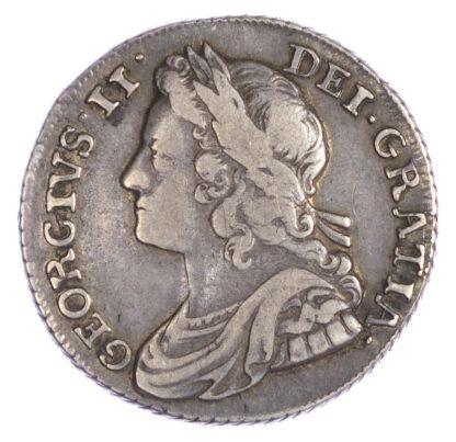 George II (1727-60), Shilling, 1737, 'Roses and Plumes'