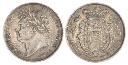George IV (1820-30), Shilling, 1821, first reverse