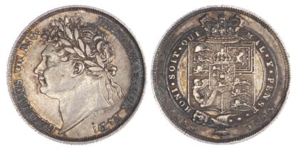 George IV (1820-30), Shilling, 1824, second reverse