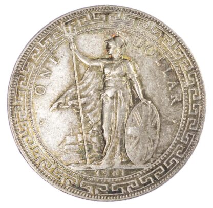 Hong Kong, Victoria (1837-1901), silver Trade Dollar, 1901, Calcutta mint - rare