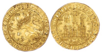 Spain, Kingdom of Castile and León, Pedro I the Cruel (1350-1369) gold Dobla de 35 Maravedís