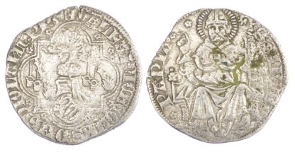 Italy, Pavia, Galeazzo II Visconti (1359-1378), silver Pegione