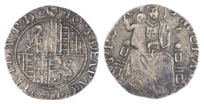 Italy, Pesaro, Giovanni Sforza (1489-1510), silver Grosso
