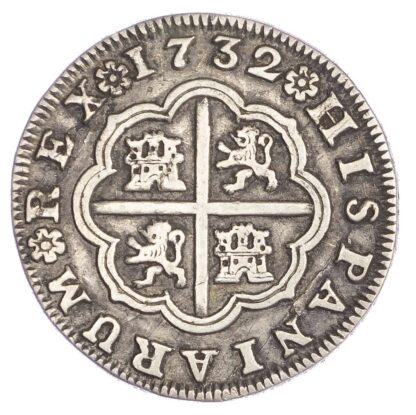 Spain, Philip V (2nd Reign, 1724-1746), silver 2 Reales, 1732