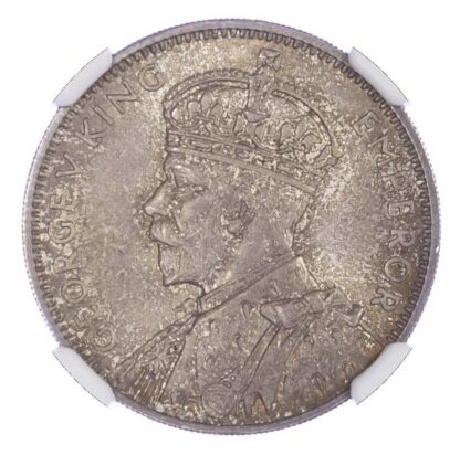 Mauritius, George V (1910-36), silver Half Rupee, 1934