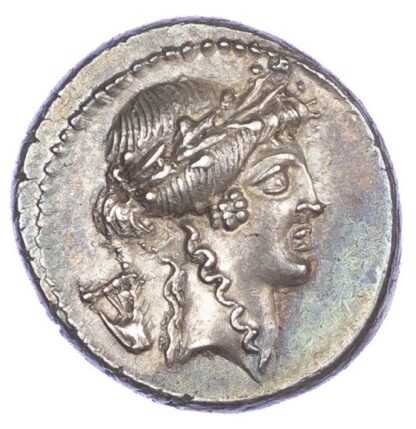 P. Clodius M.f. Turrinus, Silver Denarius