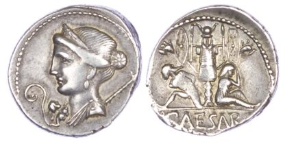 Julius Caesar, Silver Denarius