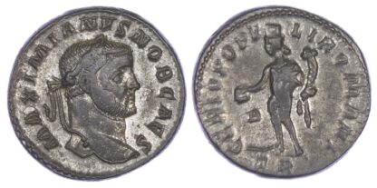 Galerius, as Caesar, Billon Follis