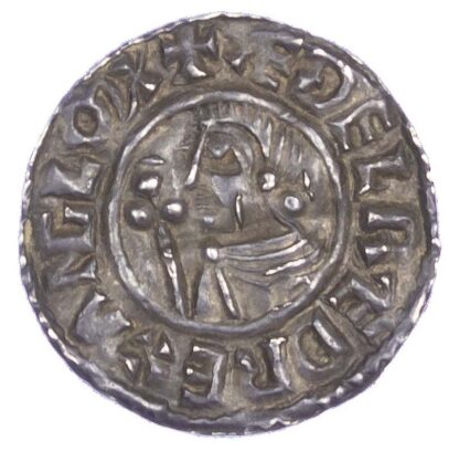 Aethelred II (978-1016), Penny, Crux type, London mint, moneyer Aelfward