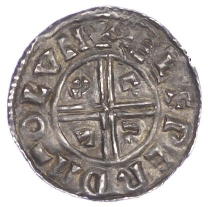 Aethelred II (978-1016), Penny, Crux type, London mint, moneyer Aelfward
