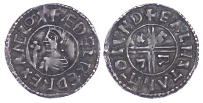 Aethelred II (978-1016), Penny, Crux type, London mint, moneyer Ealhstan
