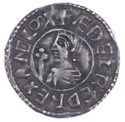 Aethelred II (978-1016), Penny, Crux type, London mint, moneyer Ealhstan