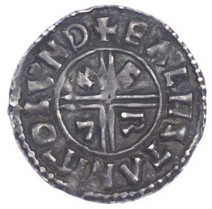Aethelred II (978-1016), Penny, Crux type, London mint, moneyer Ealhstan