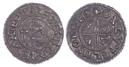 Aethelred II (978-1016), Penny, Crux, London mint, moneyer Oscytel,