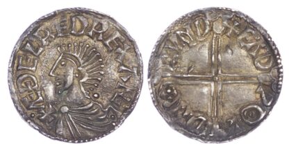 Aethelred II (978-1016), Penny, Long cross type, London mint