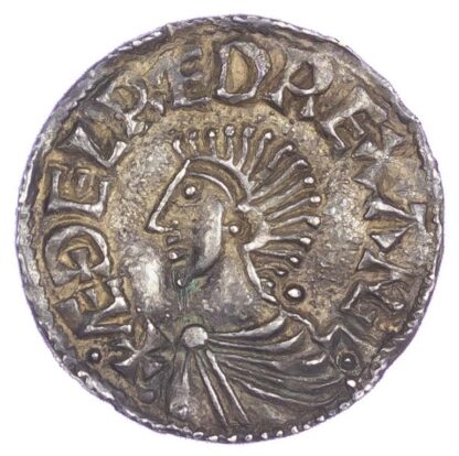 Aethelred II (978-1016), Penny, Long cross type, London mint