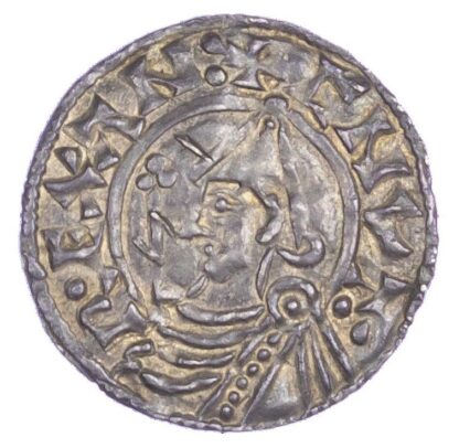 Canute (1016-35), Penny, Helmet type, Lincoln mint