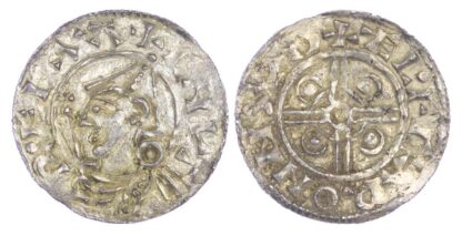 Canute (1016-35), Penny, Helmet type, Southwark mint
