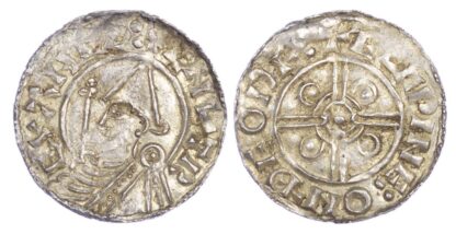 Canute (1016-35), Penny, Helmet type, Thetford mint,