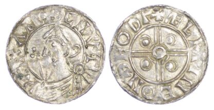 Canute (1016-35), Penny, Helmet type, Thetford mint