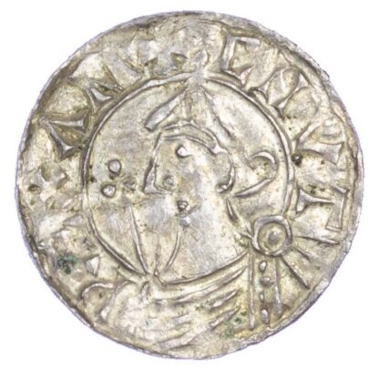 Canute (1016-35), Penny, Helmet type, Thetford mint