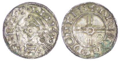 Canute (1016-35), Penny, Short cross type, Canterbury Mint