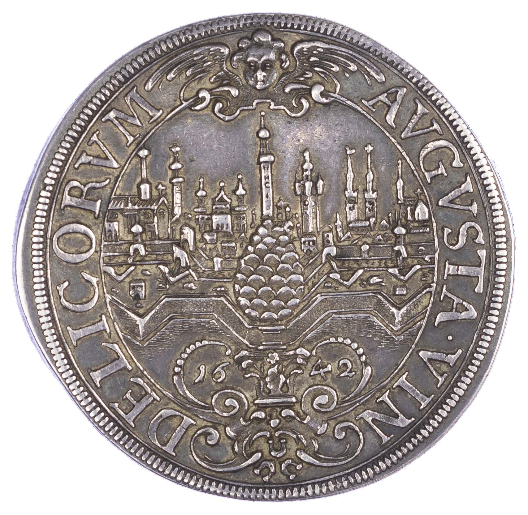 Germany, Augsburg, silver Reichstaler, 1642, with the title