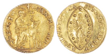 Italy, Venice, Francesco Morosini (1688-94), gold Zecchino