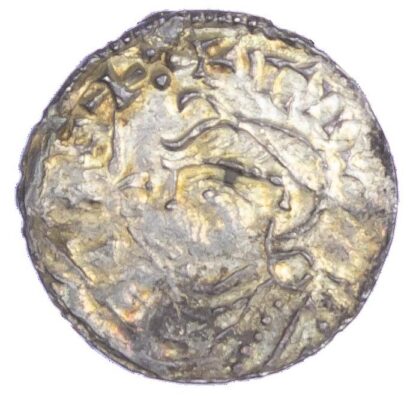 Canute (1016-35), Penny, Short cross type, Lincoln Mint, Lance in lieu of sceptre variety.