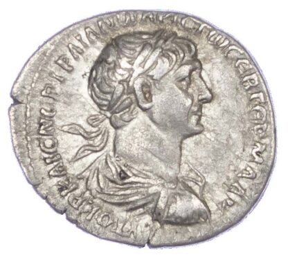 Trajan, Silver Drachm, Camel