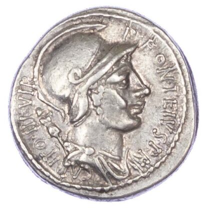 Mn. Fonteius, Silver Denarius