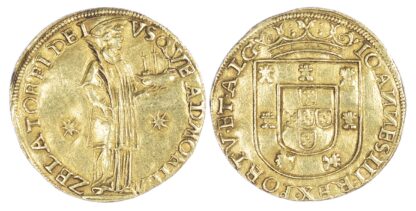 Portugal, João III (1521-57), gold São Vicente / 1,000-Reais, 1555