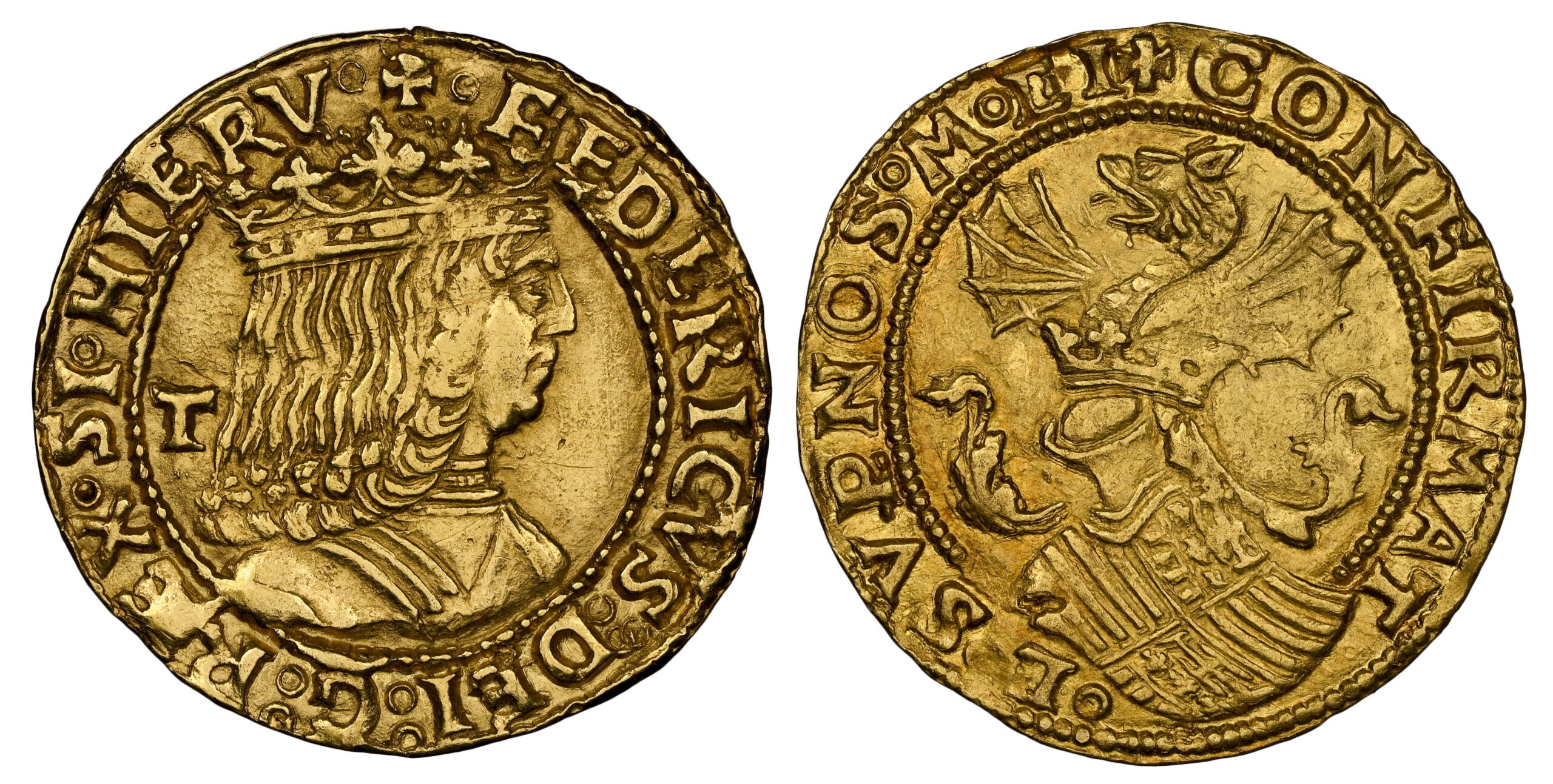 Italy, Naples, Federico III of Aragon (1496-1501), gold Ducato - AU 55