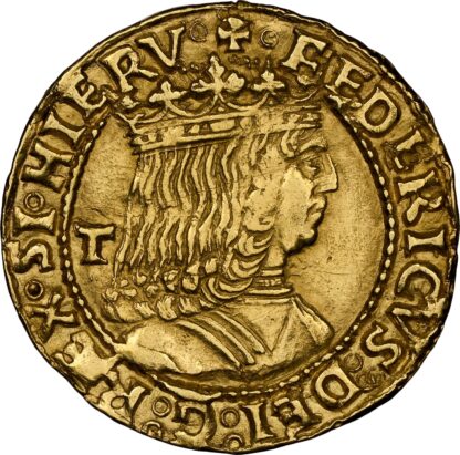 Italy, Naples, Federico III of Aragon (1496-1501), gold Ducato - AU 55