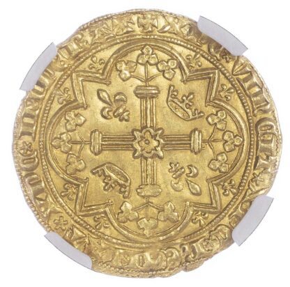 France, Charles V (the Wise) (1364-80), gold Franc à pied - MS 64