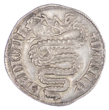 Italy, Milano, Barnabò Visconti (1378-1385), silver Pegione