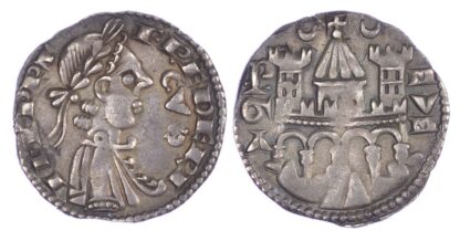 Italy, Bergamo, in the name of the Holy Roman Emperor Frederick II (1236-50) silver Grosso da 4 Denari