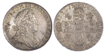 George I (1714-27), Crown, 1716, Roses & Plumes